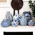 Blue Porcelain Planter Collection