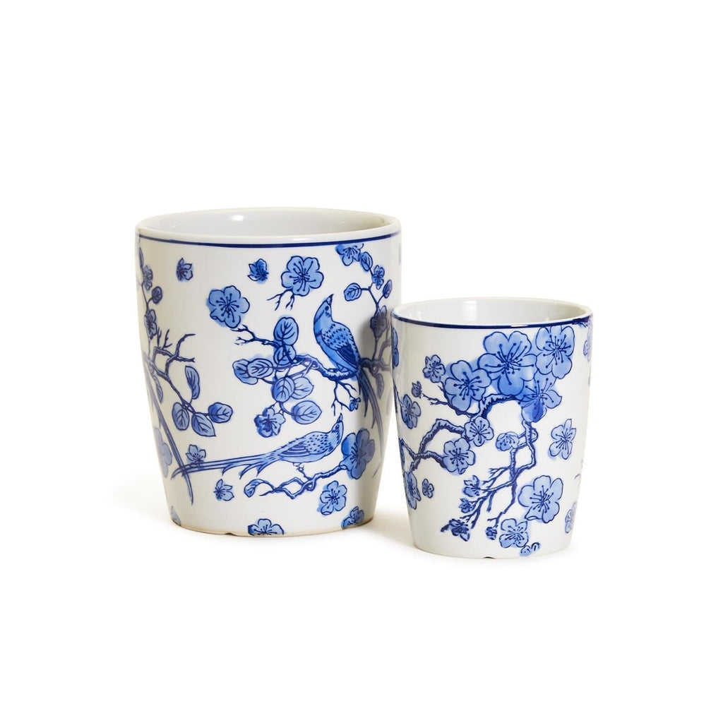 Blue & White Chinoiserie Planter