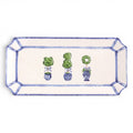 Blue & White Topiary Ceramic Tray