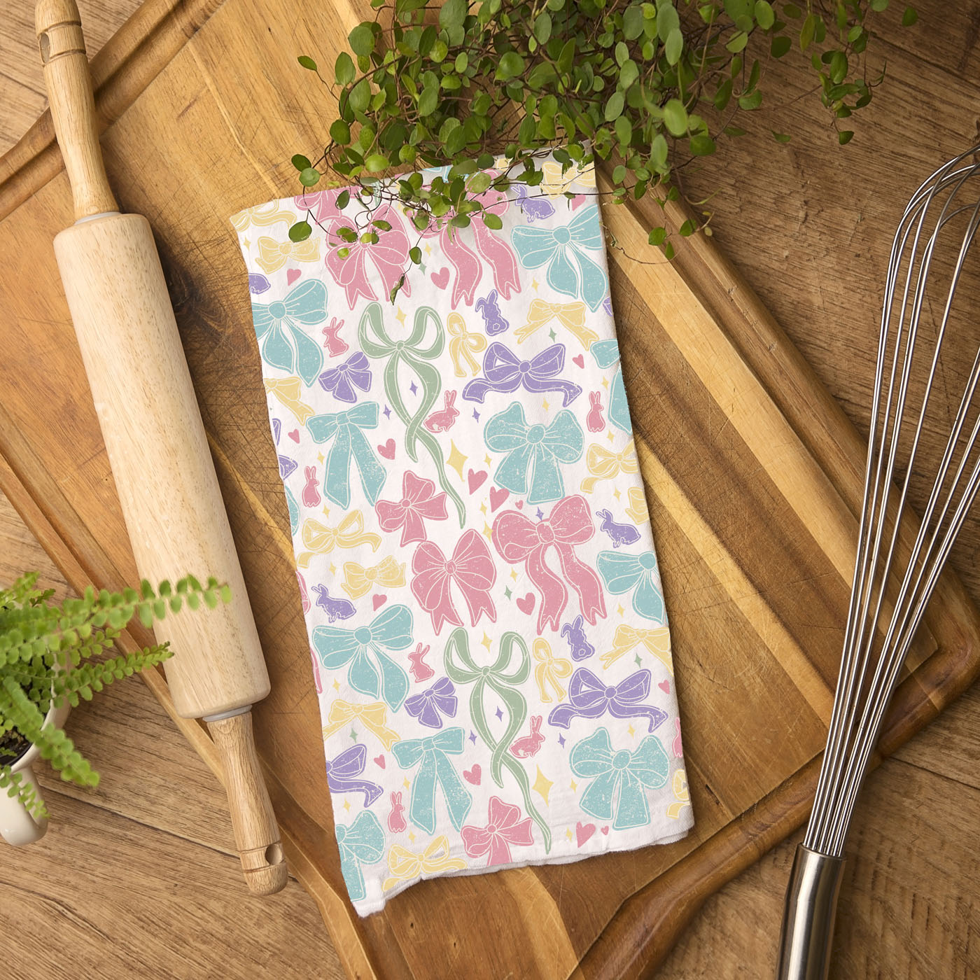 Bow Pastels Towel