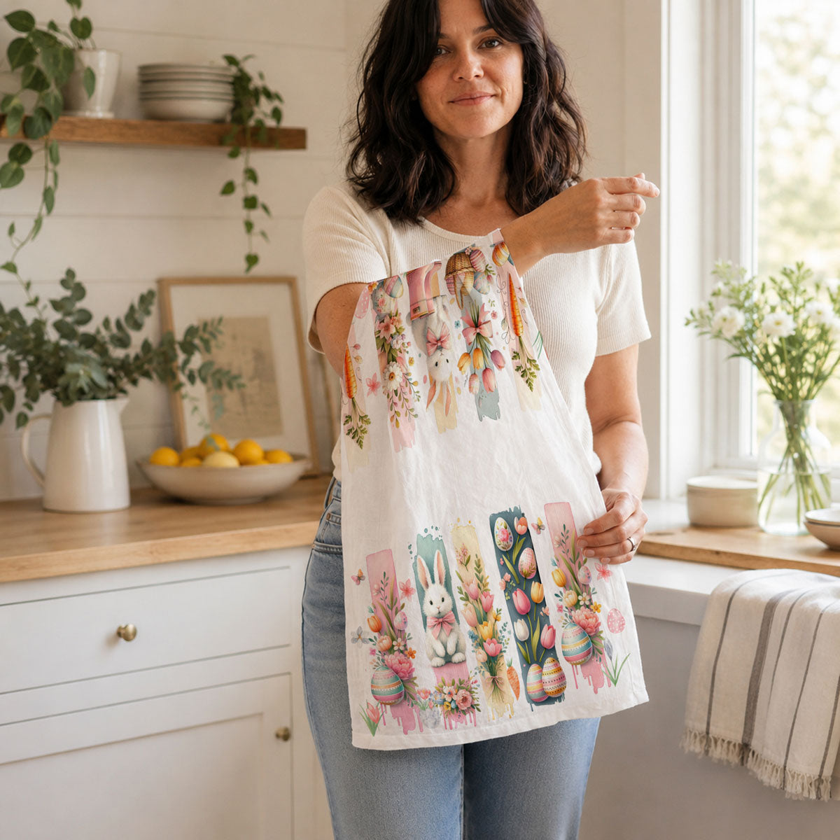 Brushstroke Spring Towel