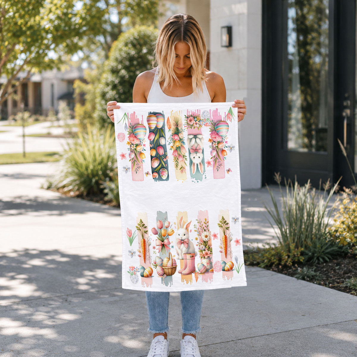 Brushstroke Spring Towel