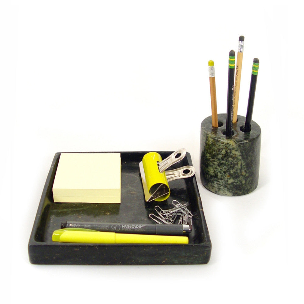 Stone Pencil Holder