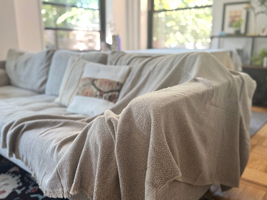 Bulut Hemp Throw Blanket