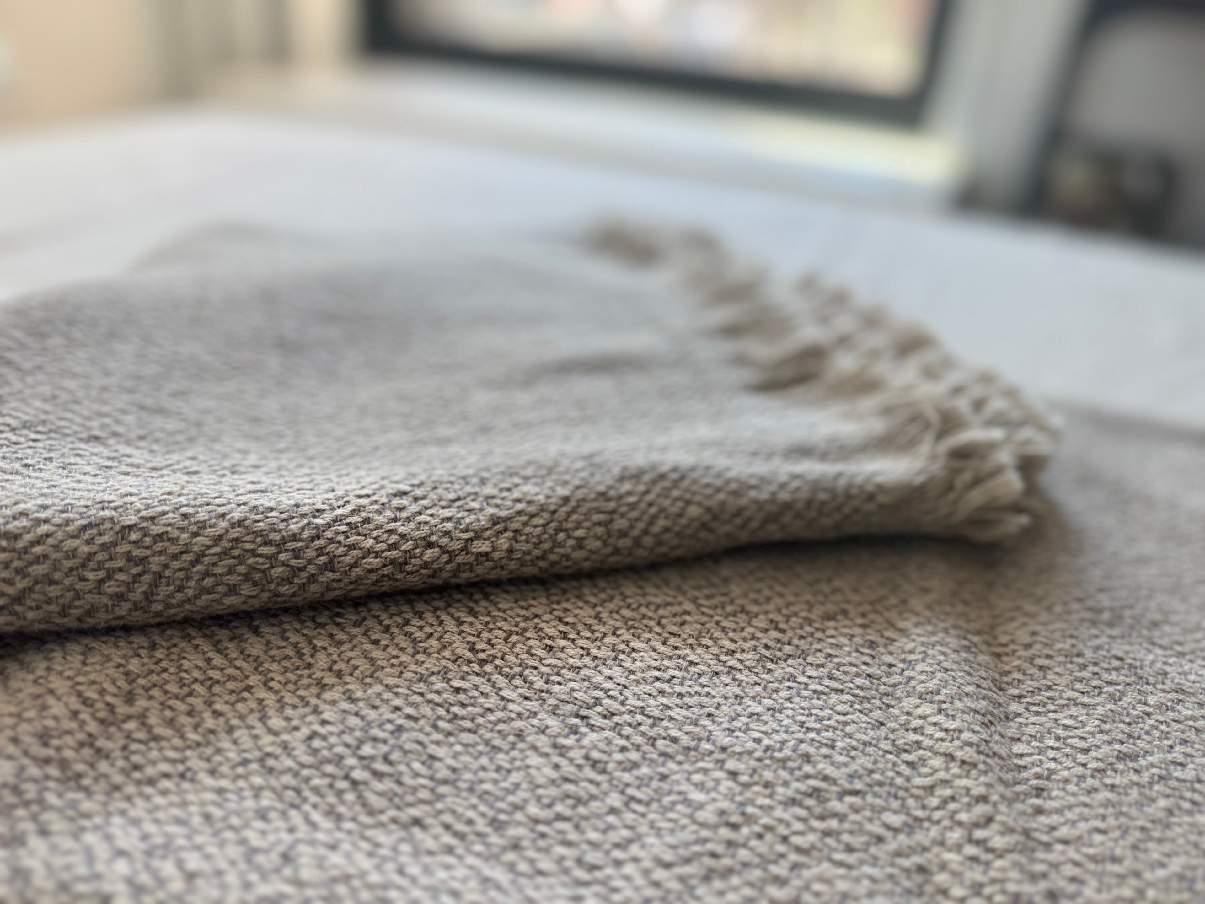 Bulut Hemp Throw Blanket
