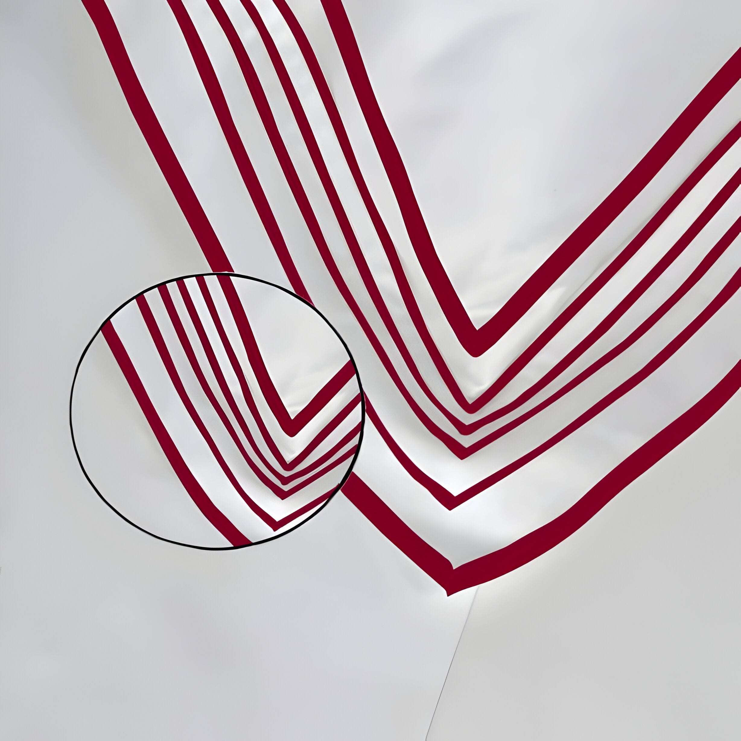 Smart Border 400TC Cotton Embroidery Sateen Solid Duvet Cover Set