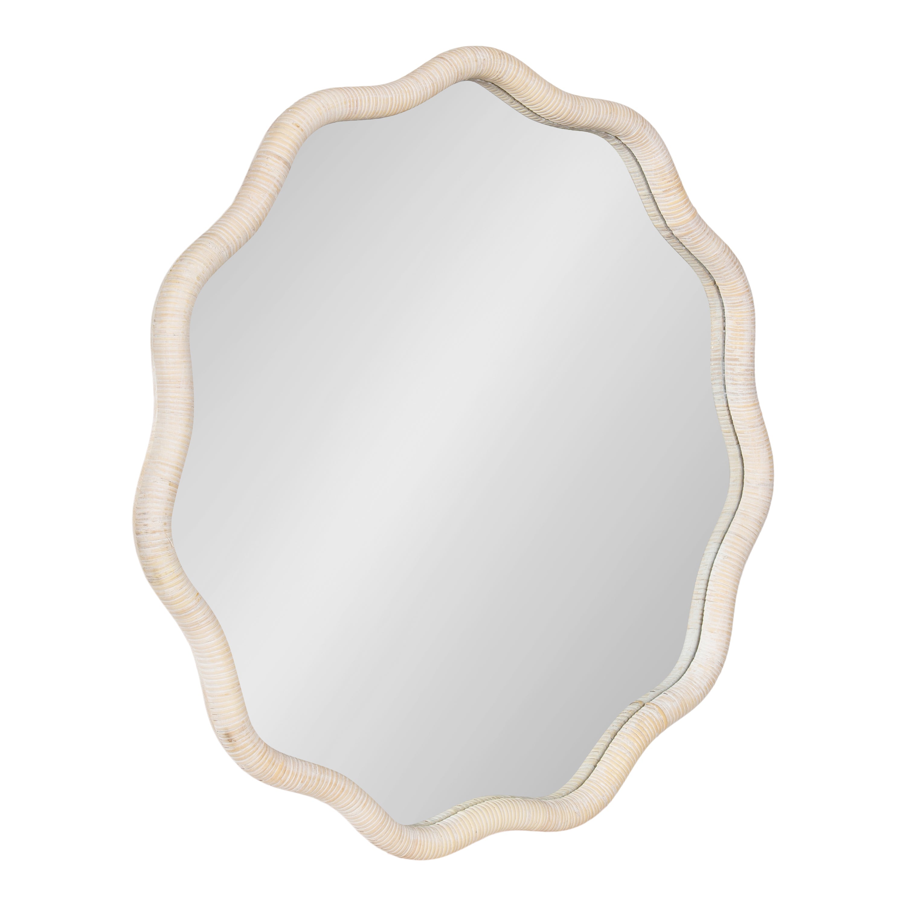 Rahfy Scallop Framed Wall Mirror