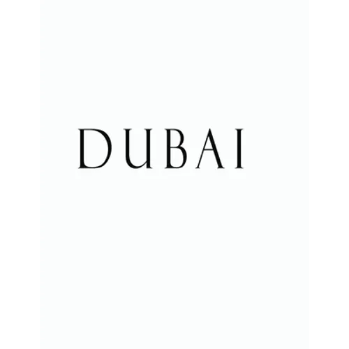 Dubai: Black and White Decorative Book to Stack Together on Coffee Tables, Bookshelves and Interior Design Add Bookish Charm Decor to Your Home Stack - Paperback