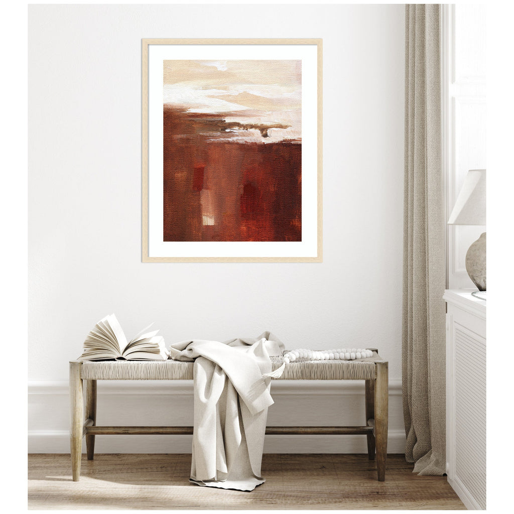 Framed Art Earthen Abstract by Nikita Jariwala
