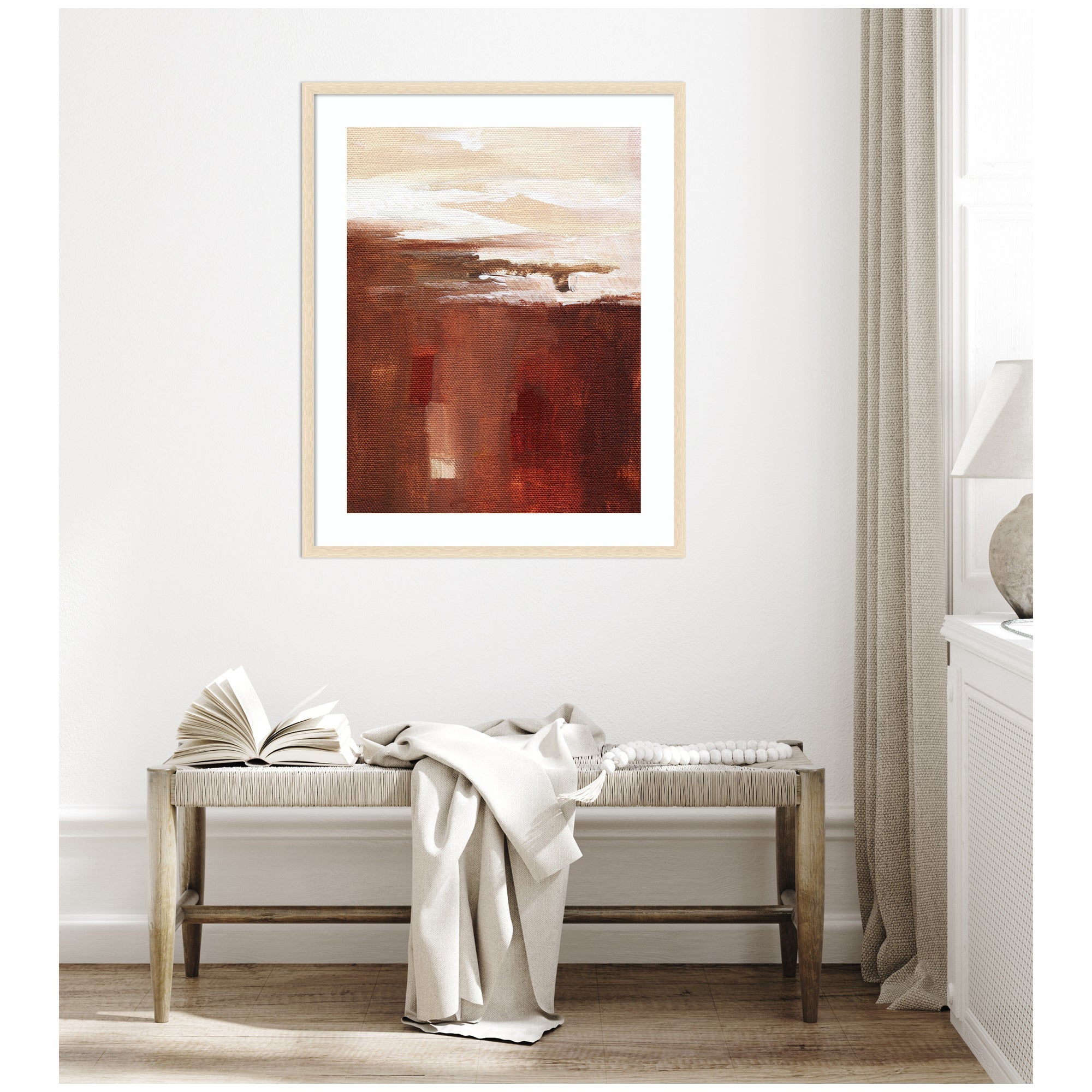 Framed Art Earthen Abstract by Nikita Jariwala