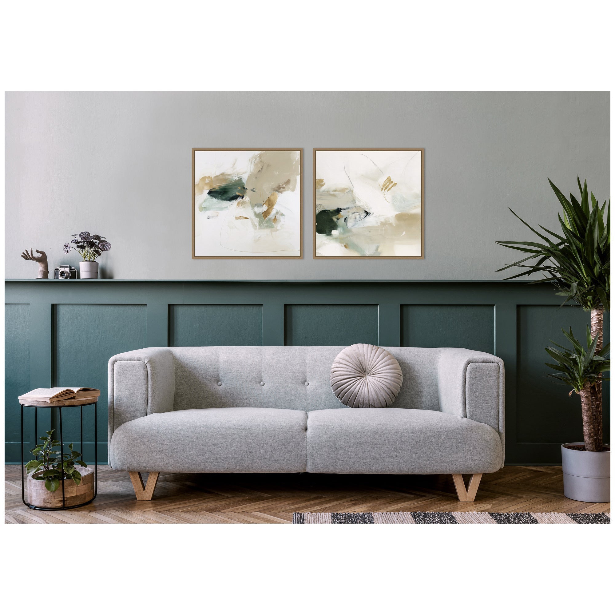 Field No. 1 & No. 2 2 Piece Framed Canvas Wall Art Set by Amy Lighthall