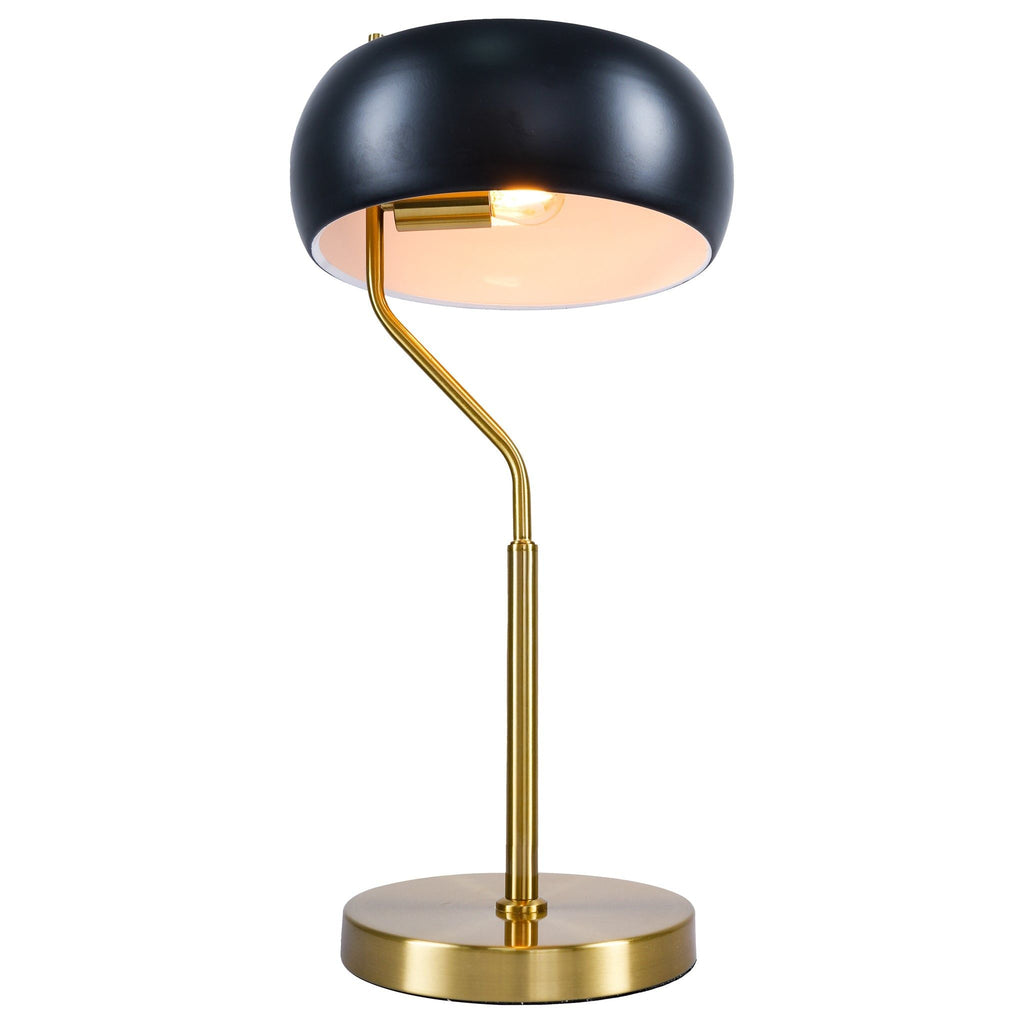 Black & Gold Minimalist Table Lamp