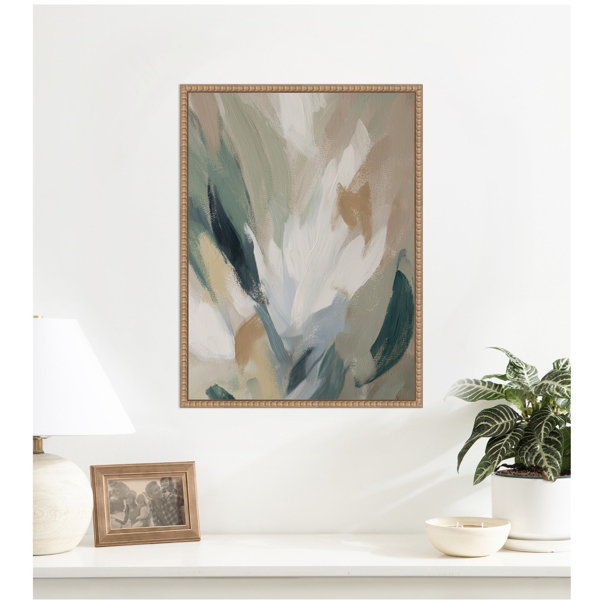 Plant Form No. 2 by Amy Lighthall Framed Canvas Wall Art Print