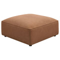 Jennifer Modular Ottoman — Terracotta