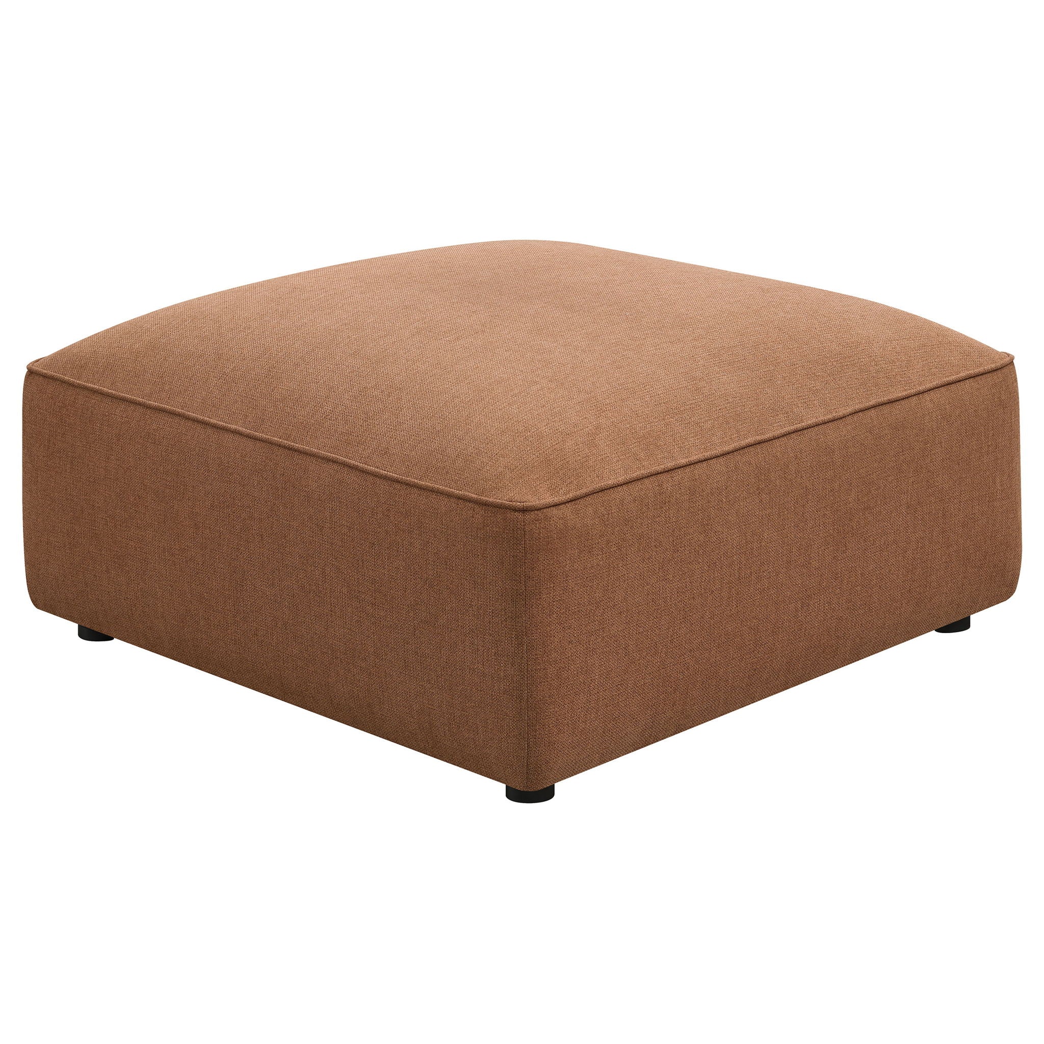 Jennifer Modular Ottoman — Terracotta