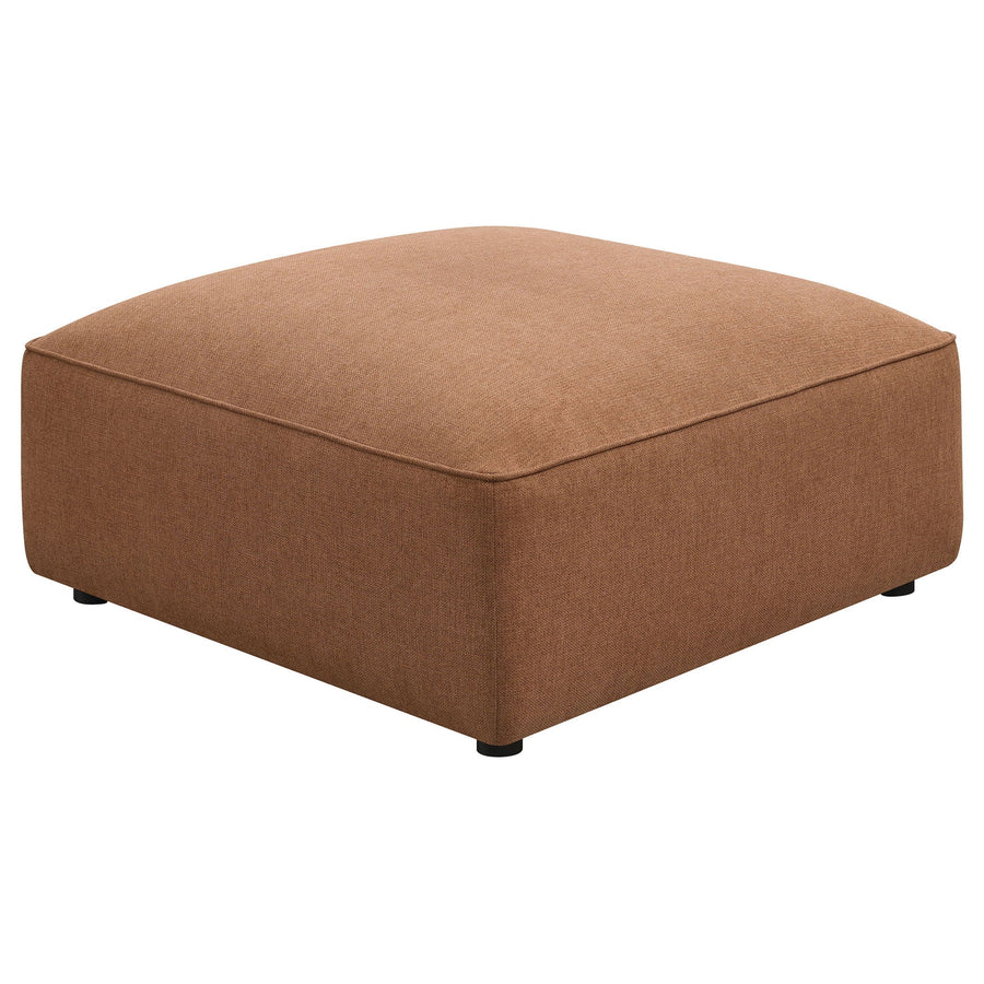 Jennifer Modular Ottoman — Terracotta