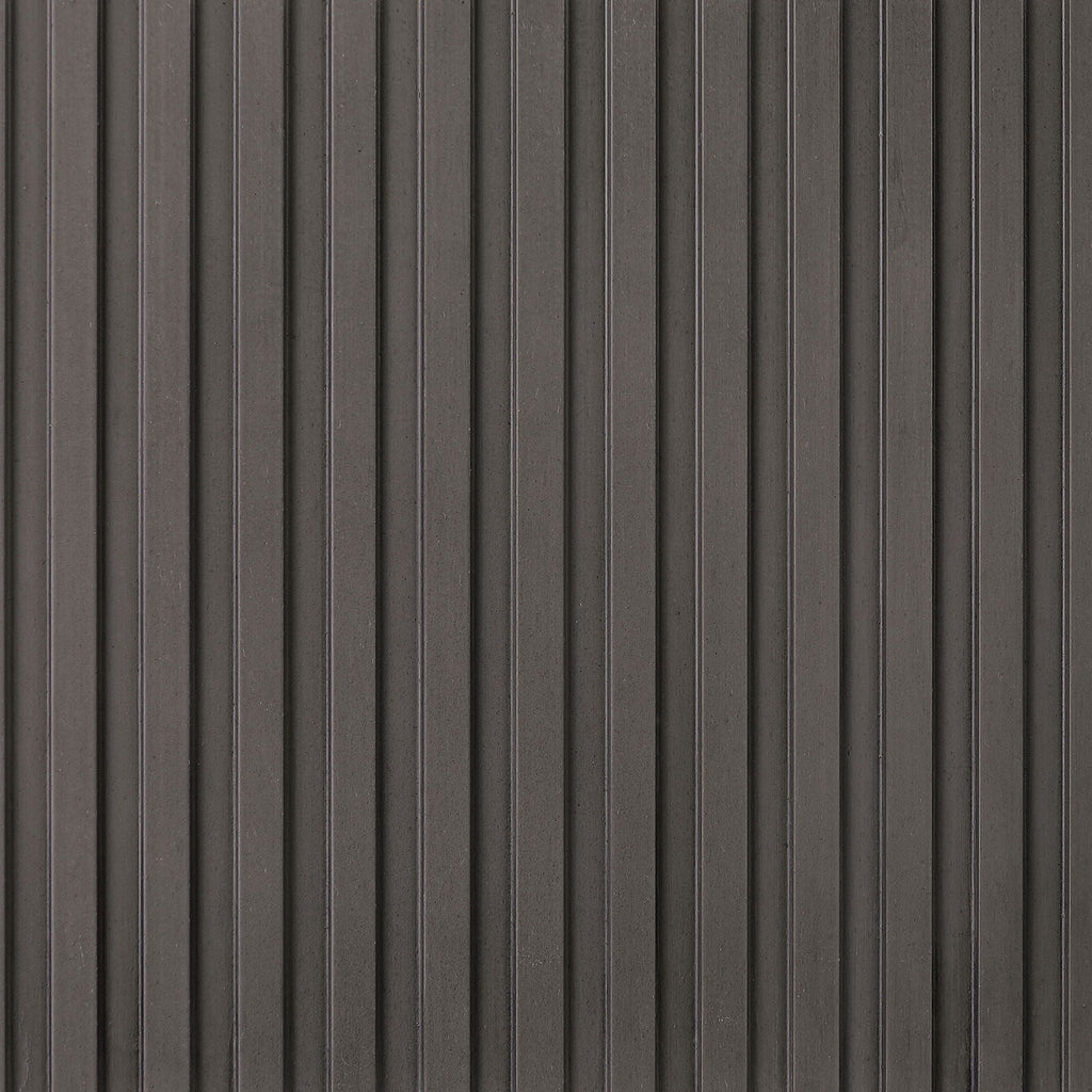 Reeded Marble Coffee Table — Charcoal