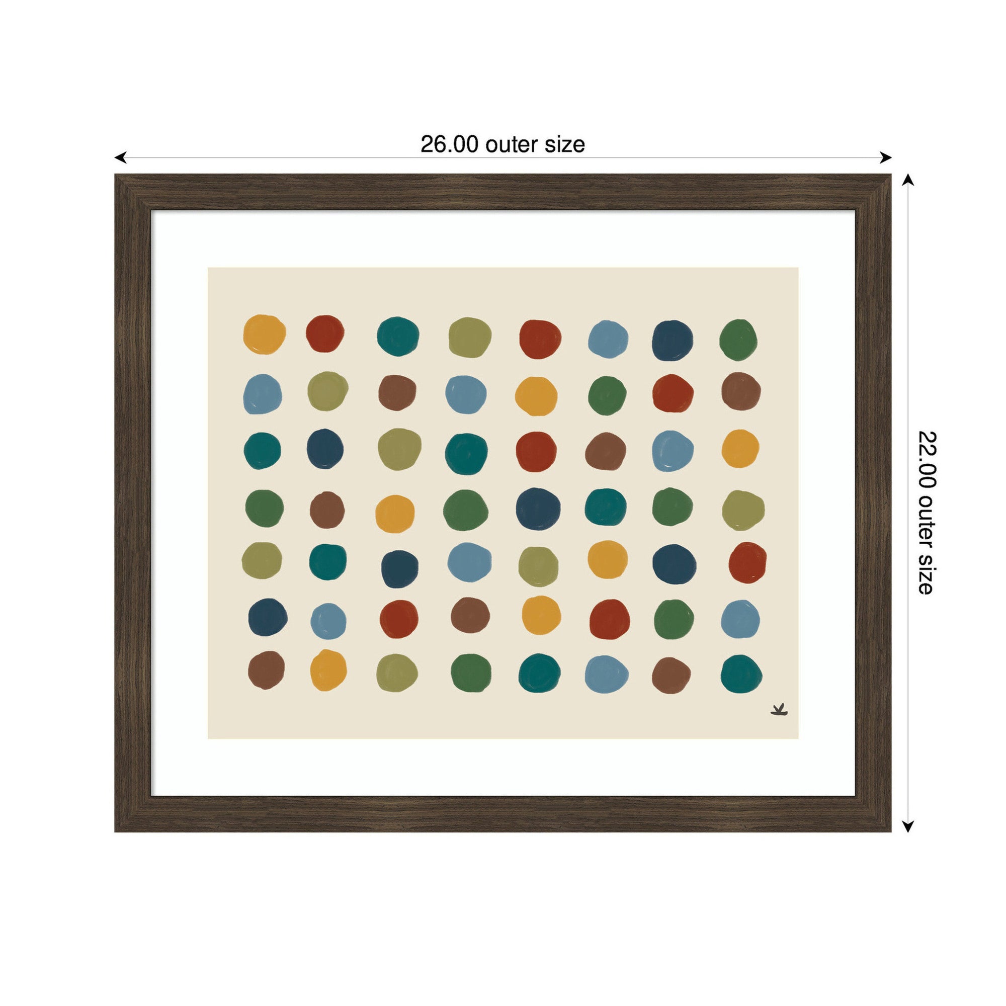 Meditation No. 3b by Kelly Knaga Framed Wall Art Print