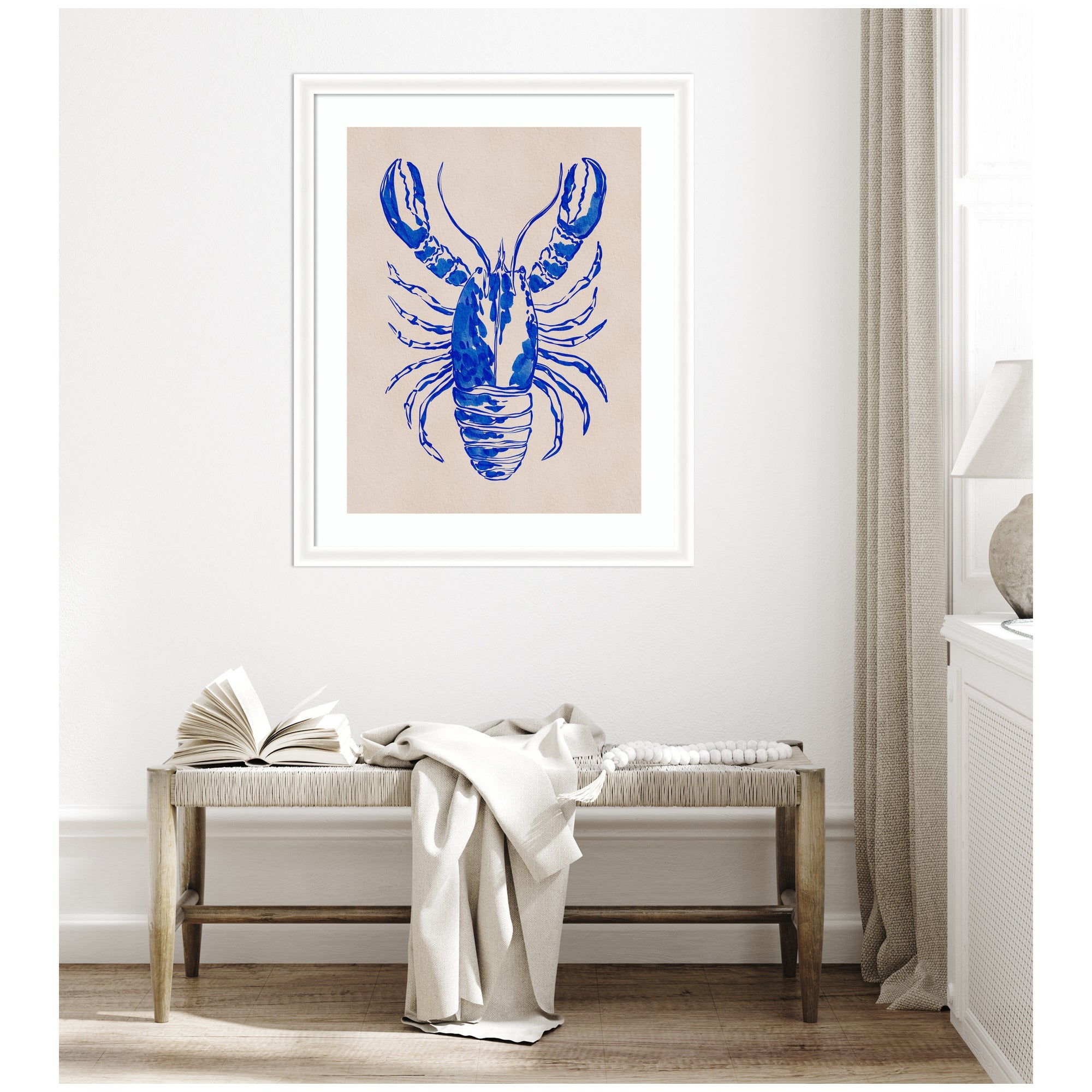 Framed Art Lobster by Nikita Jariwala