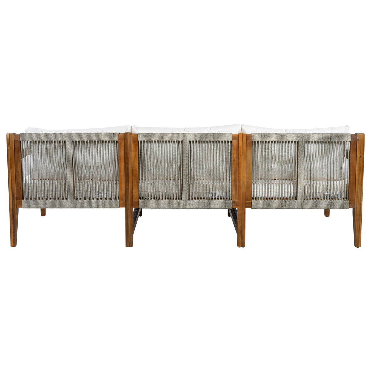 3 Piece Outdoor Sectional Sofa Set