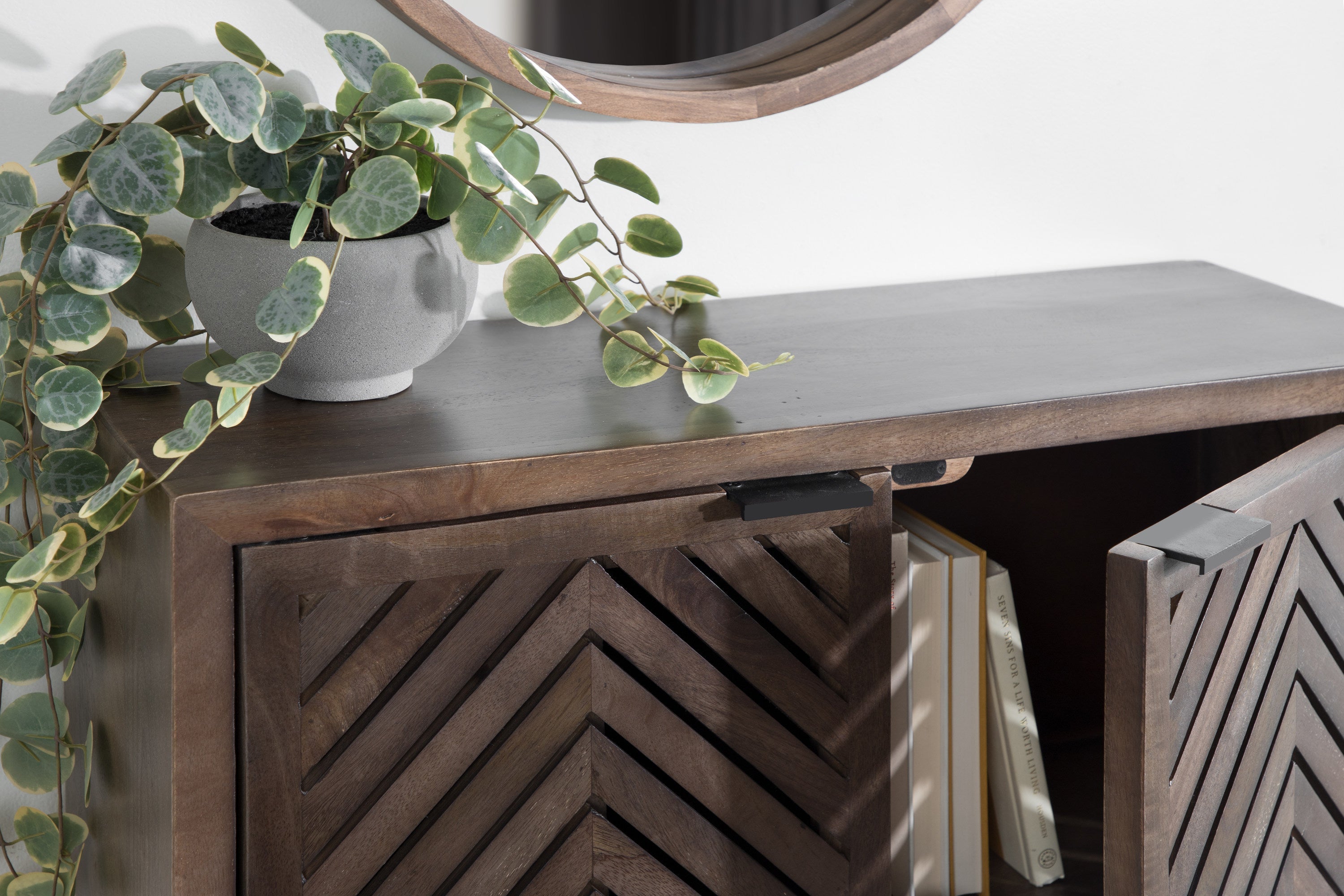 Mezzeta Decorative Wood Wall Cabinet