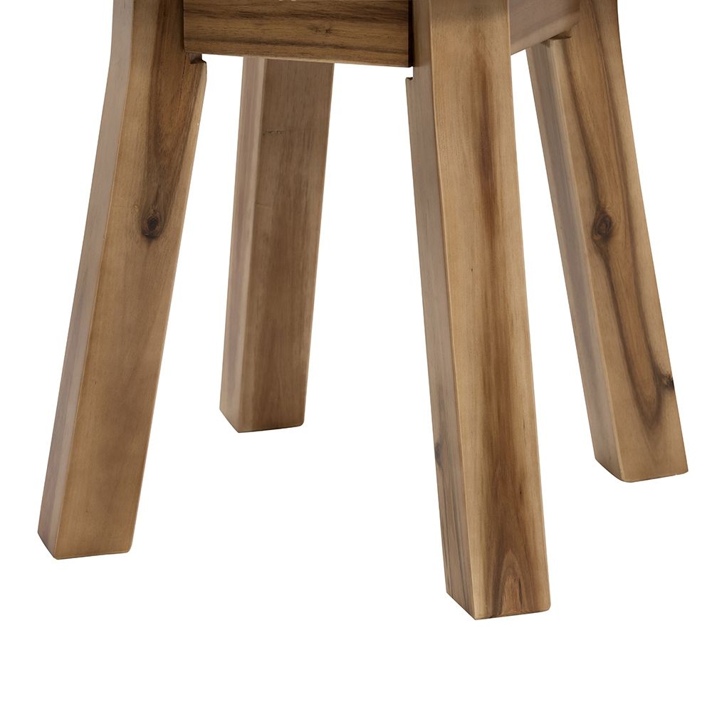 Round Solid Acacia Table