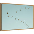 Sylvie Pelican Row #1 Framed Canvas by Alicia Bock