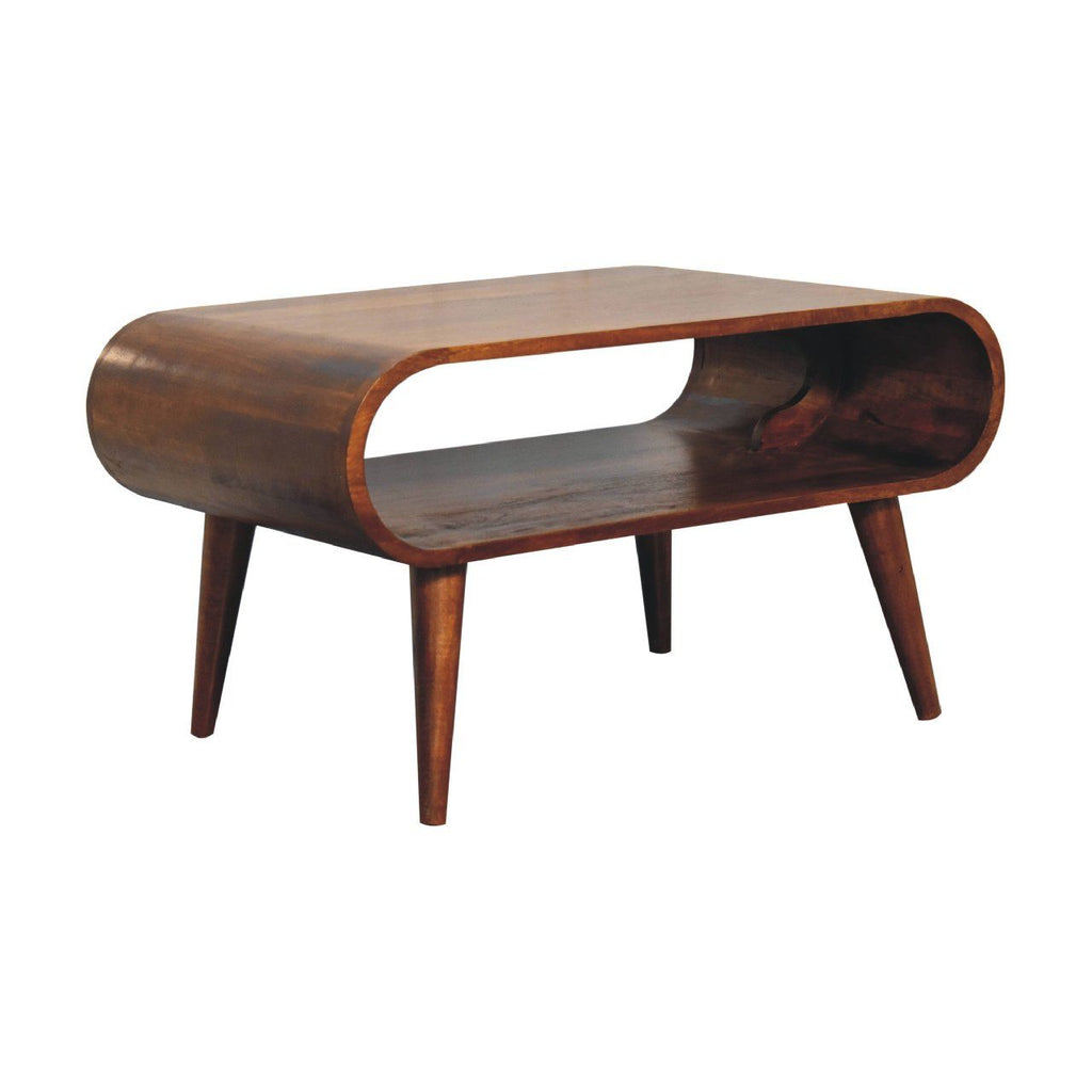 Open Mango Wood Coffee Table