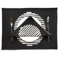 Mwedzi Black Placemats - Set of 2