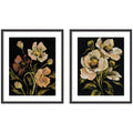 Moody Floral 5 & 8 2 Piece Framed Wall Art Print Set by Annie Quigley