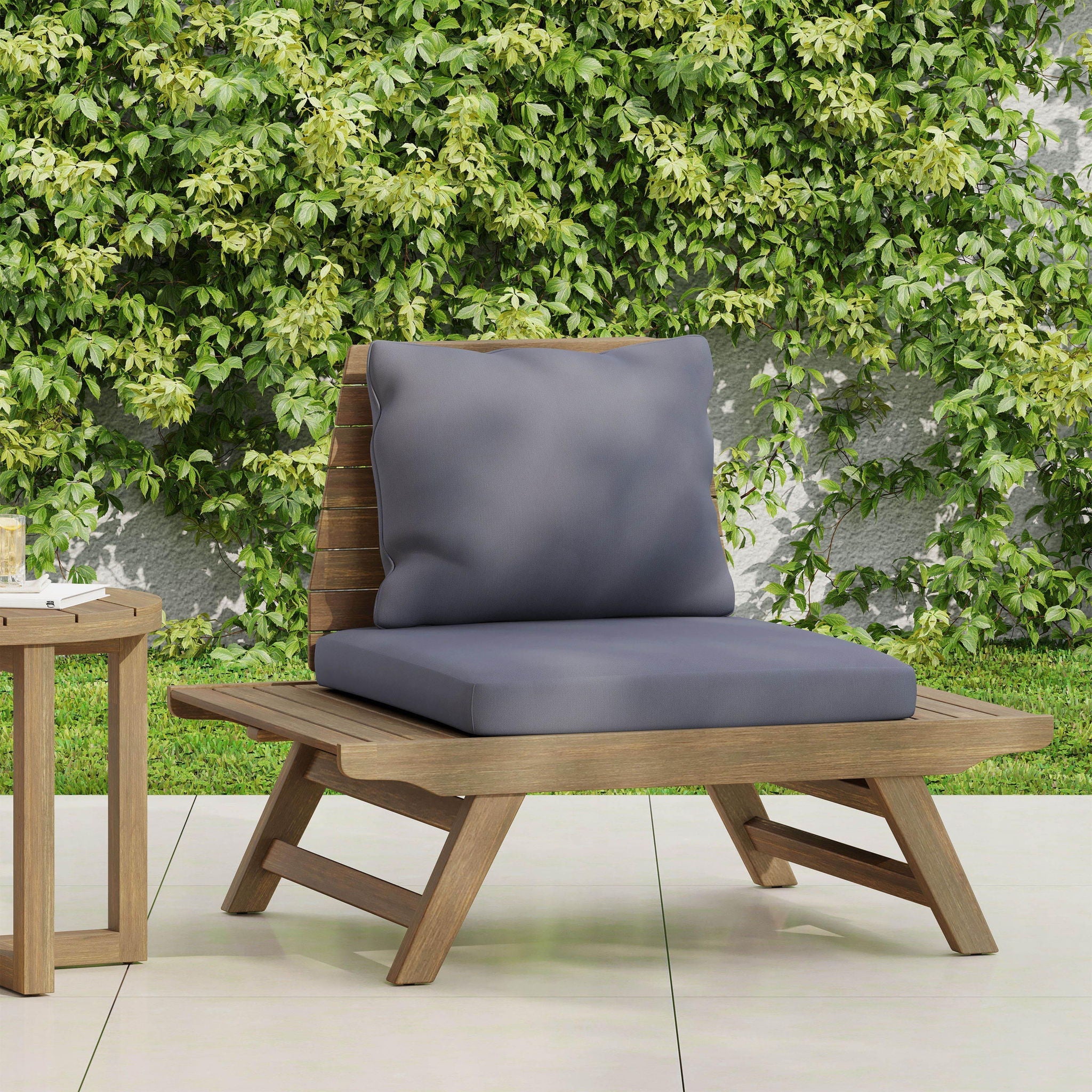 Sedona Outdoor Club Chair With Slatted Design