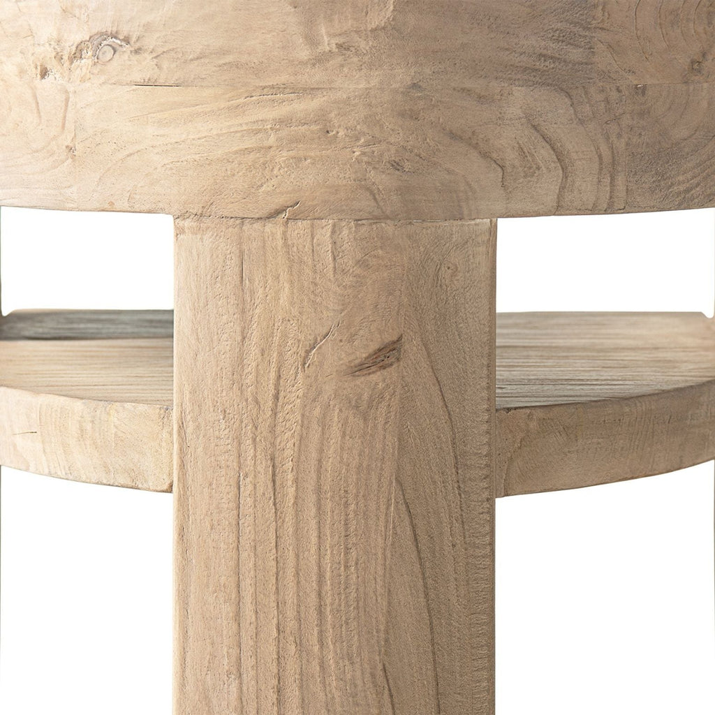 Soren Reclaimed Elm Curved Dining Chair