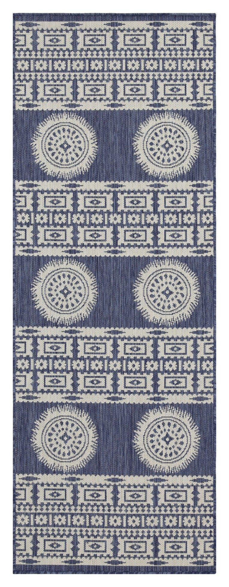 Sunshine 5'3" x 7'3" Indoor/Outdoor Area Rug - Blue