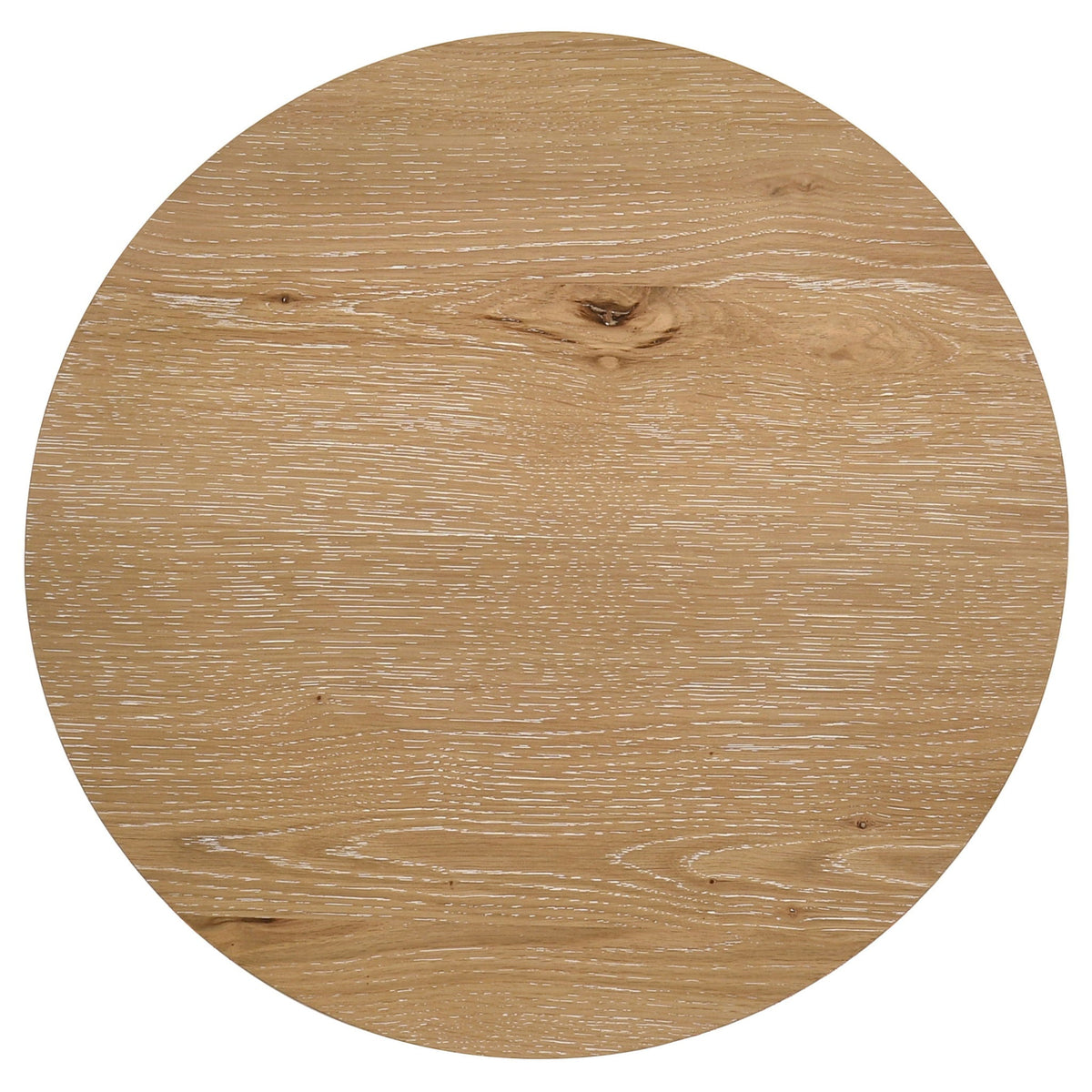 Kessler 3-piece Round Sculptural Wood Coffee Table Set Light Oak