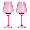 Saint Tropez Acrylic Stemmed Wine Glassware, Set of 2