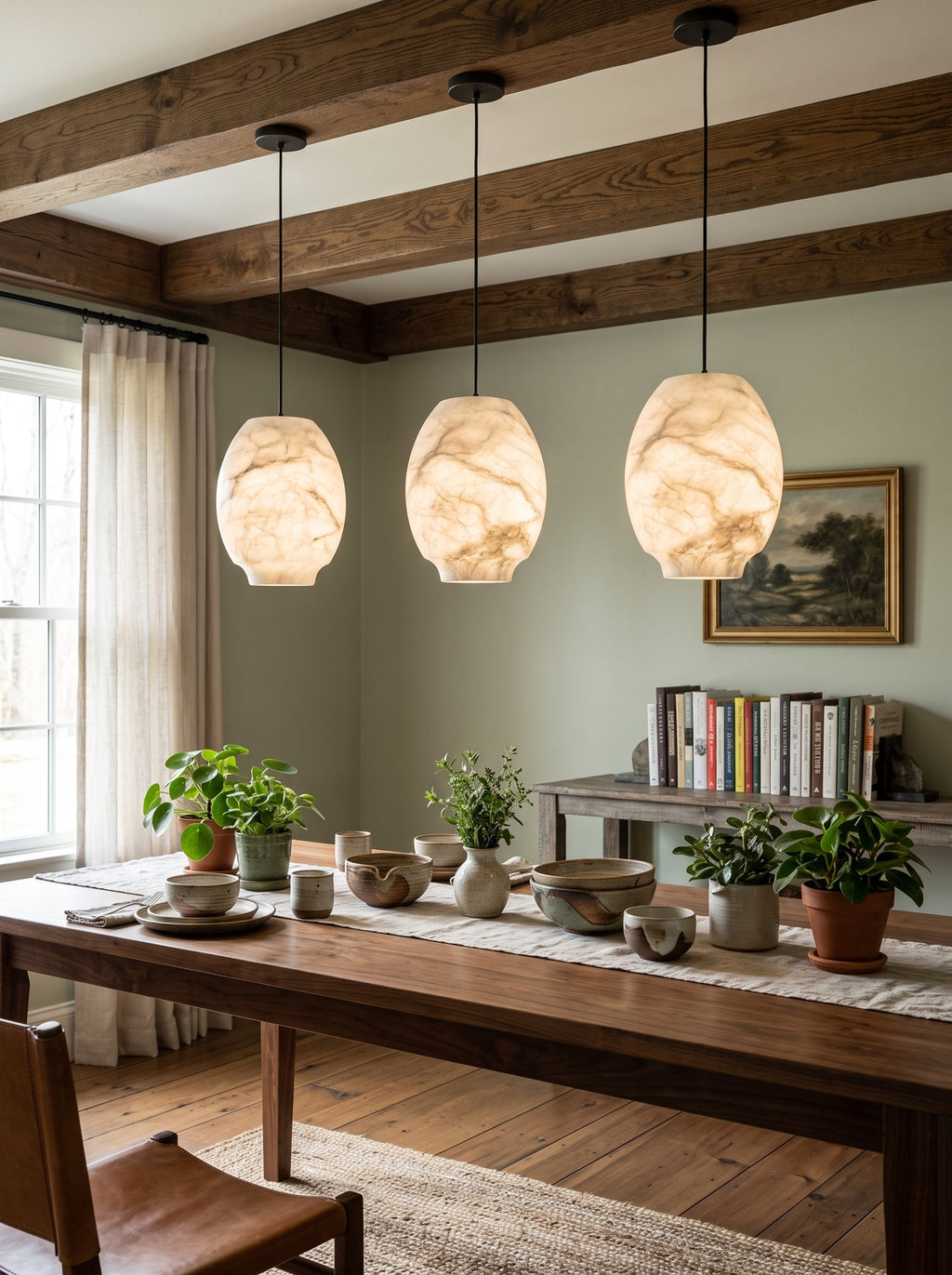 Camille Alabaster Chandelier