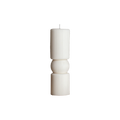 Roman Ribbed Pillar Candle