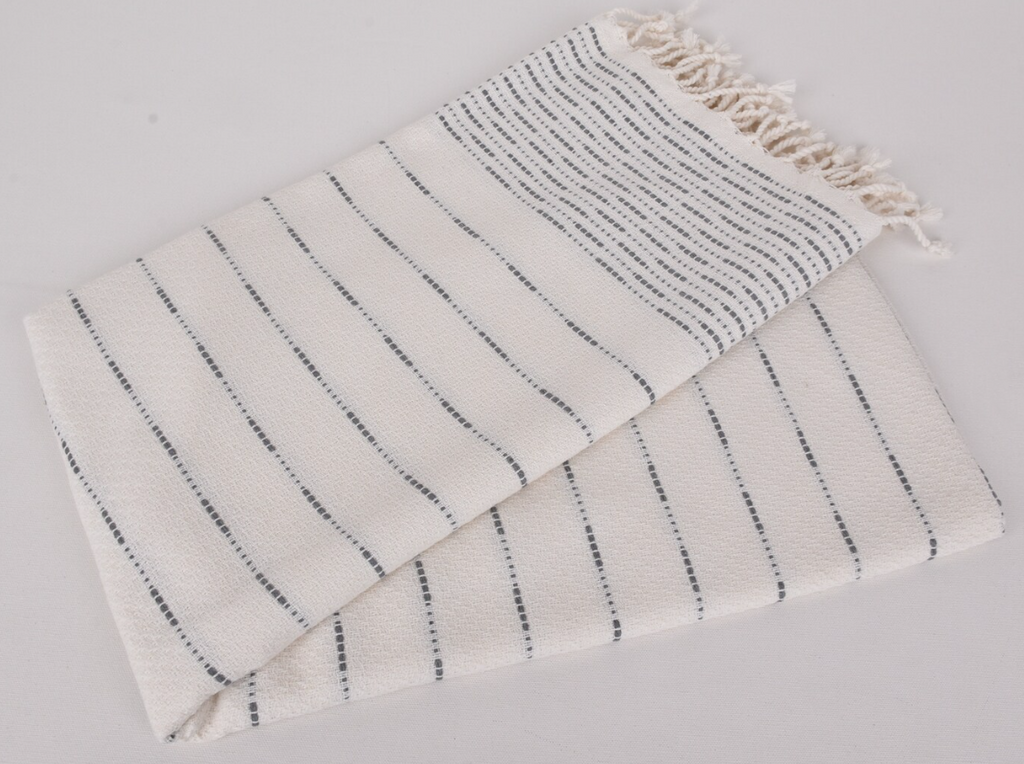 Charcoal Turkish Throw Towel