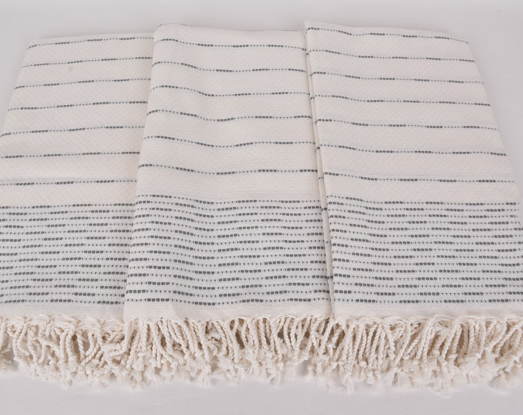 Charcoal Turkish Throw Towel