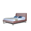 Heather - Upholstered Bed With Curved Headboard