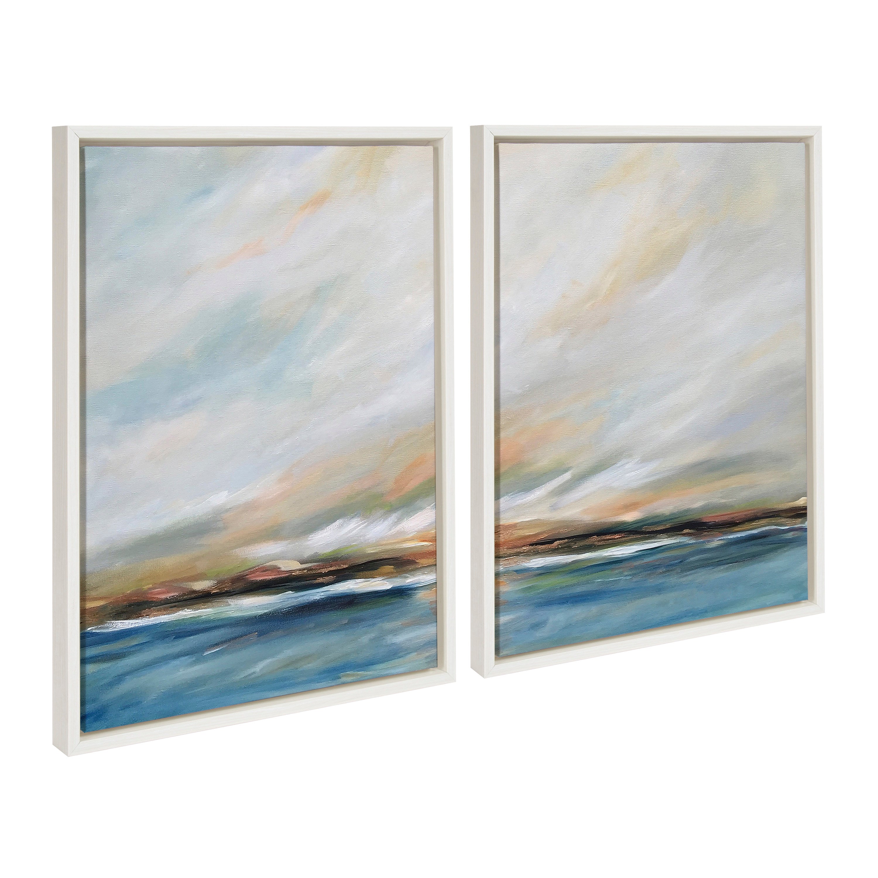 Sylvie Sunday Morning Framed Canvas Art Set by Mary Sparrow