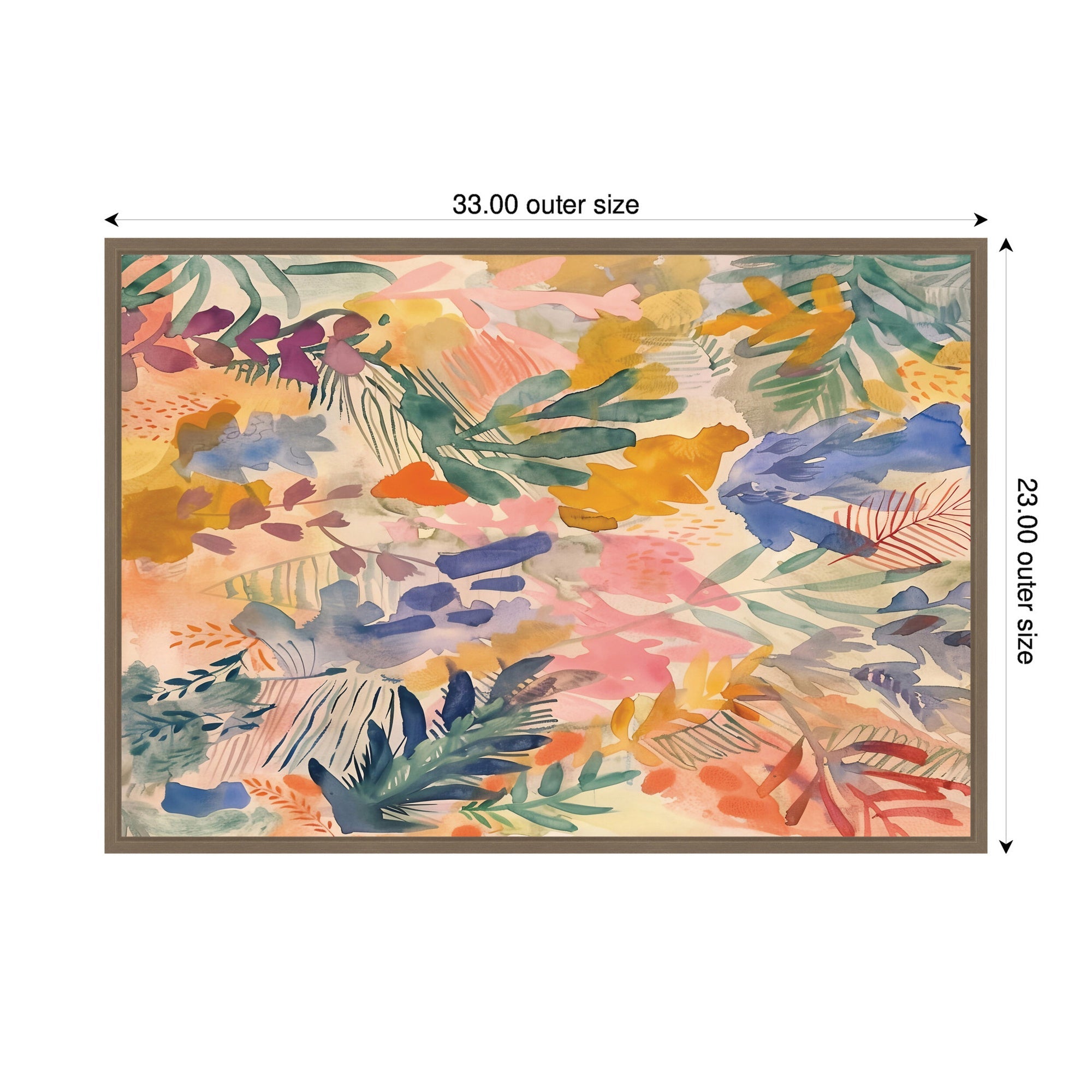 Sylvie Flower Market Framed Canvas by Amy Lighthall