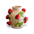 Strawberry Patch Ceramic Vase