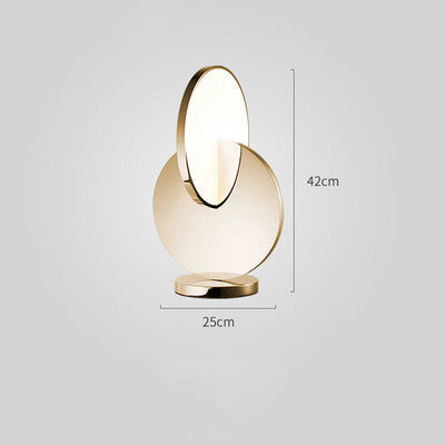 Sculptural Metal Pendant & Table Lamp