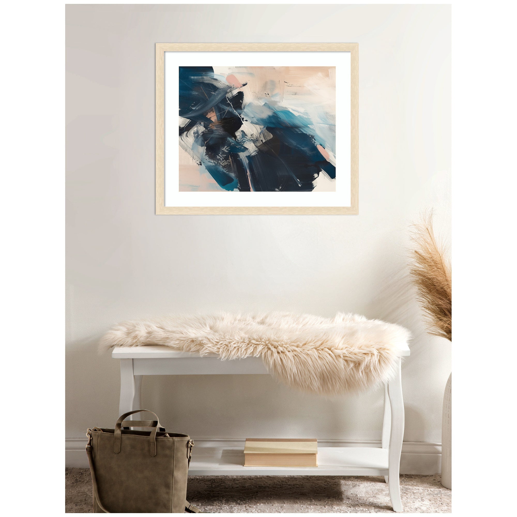Framed Art Deep Blue Momentum II by Amy Lighthall