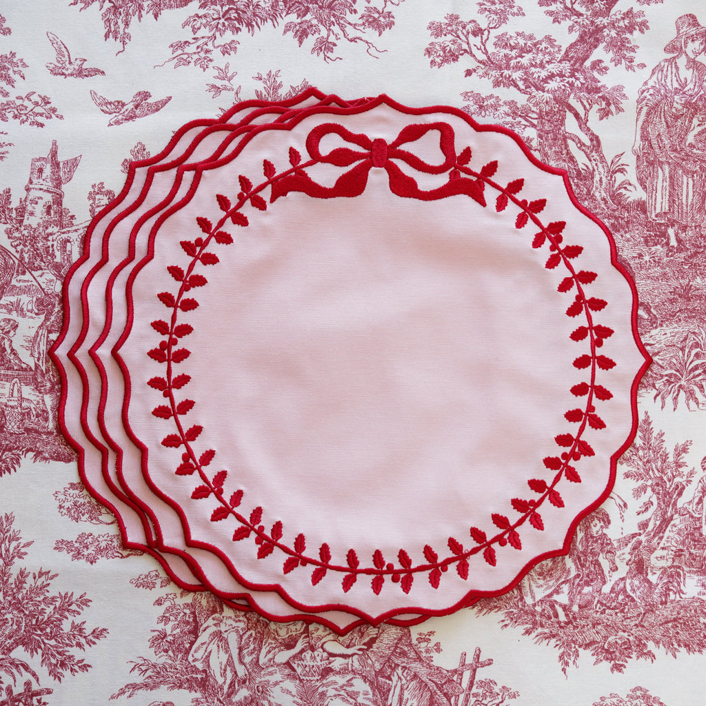 CHAMPAGNE PINK COTTON PLACEMAT (Set Of 4)