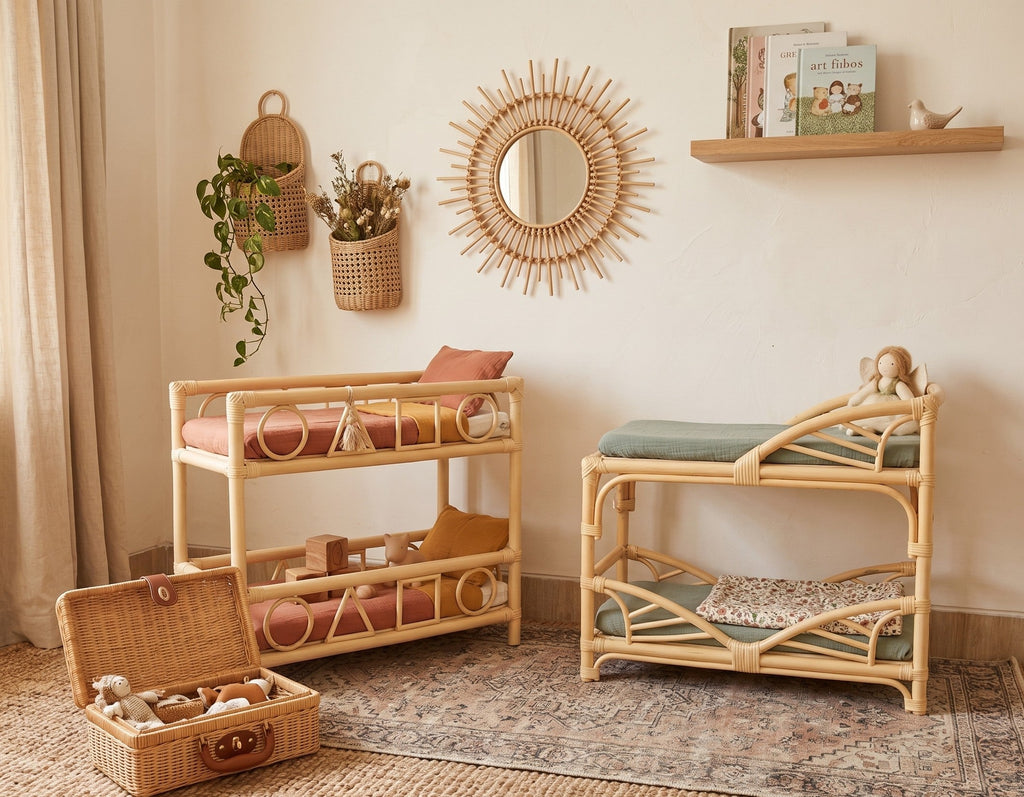 Solstice Rattan Doll Bunk Bed