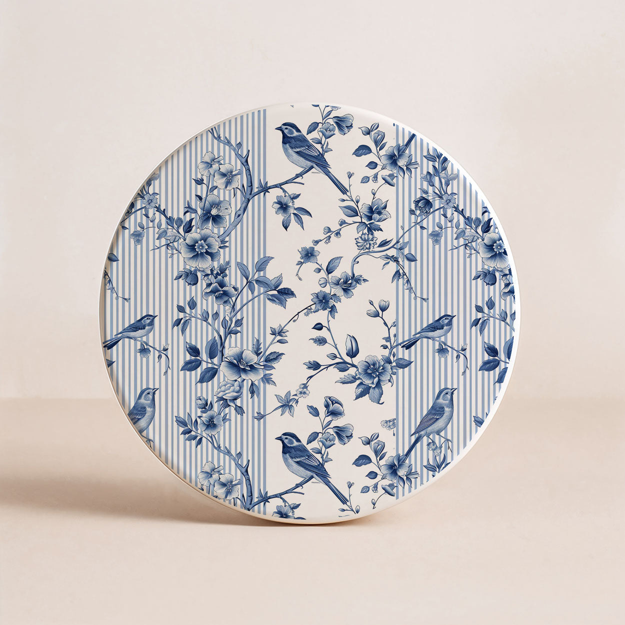 Blue & White Chinoiserie Ceramic Coasters