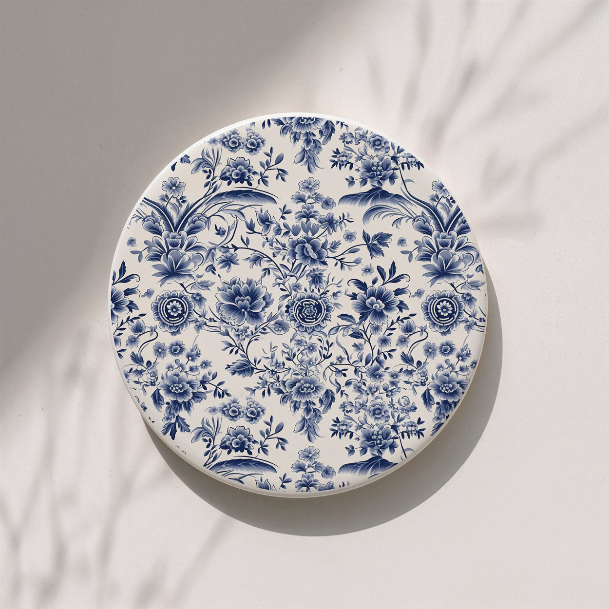 Blue & White Chinoiserie Ceramic Coasters