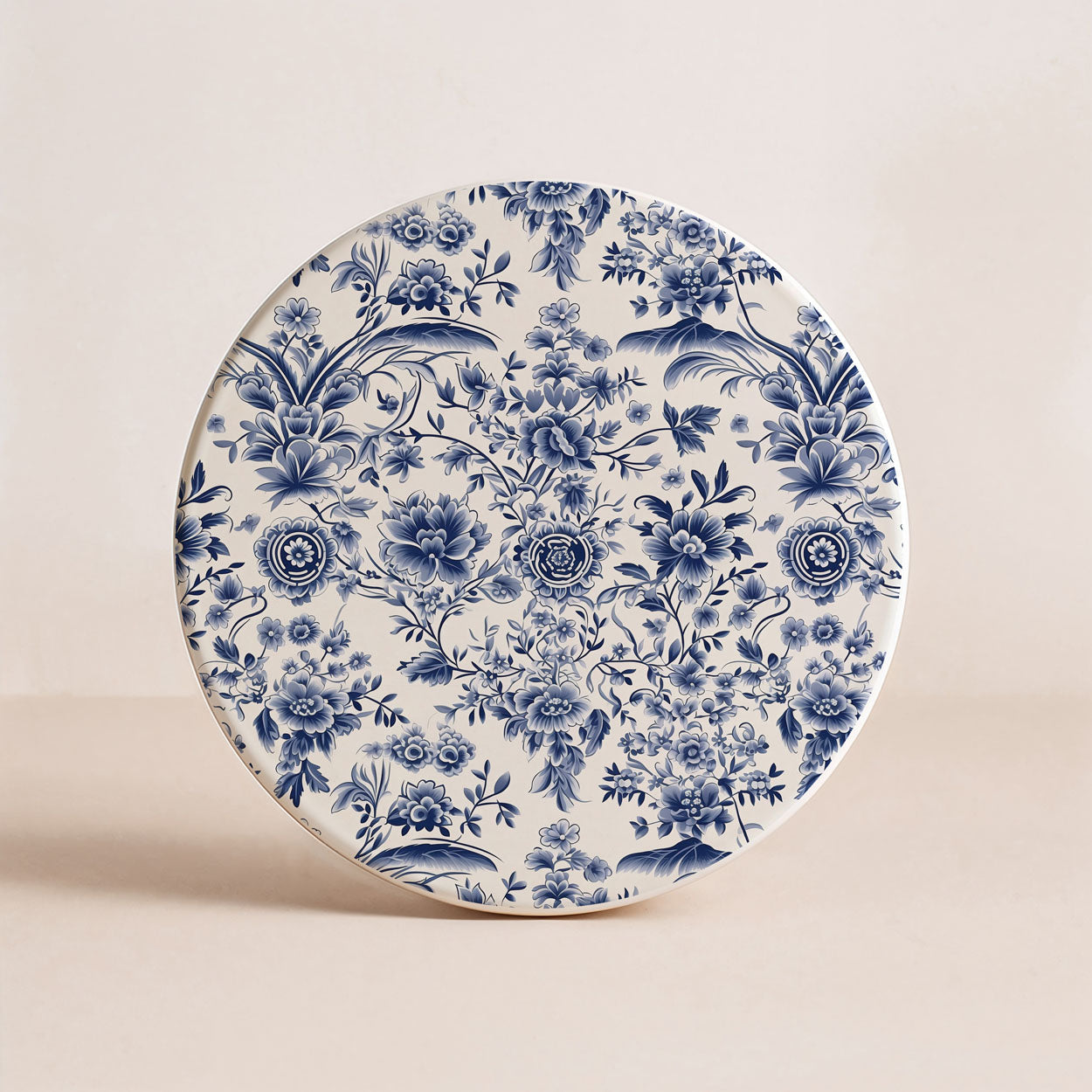 Blue & White Chinoiserie Ceramic Coasters